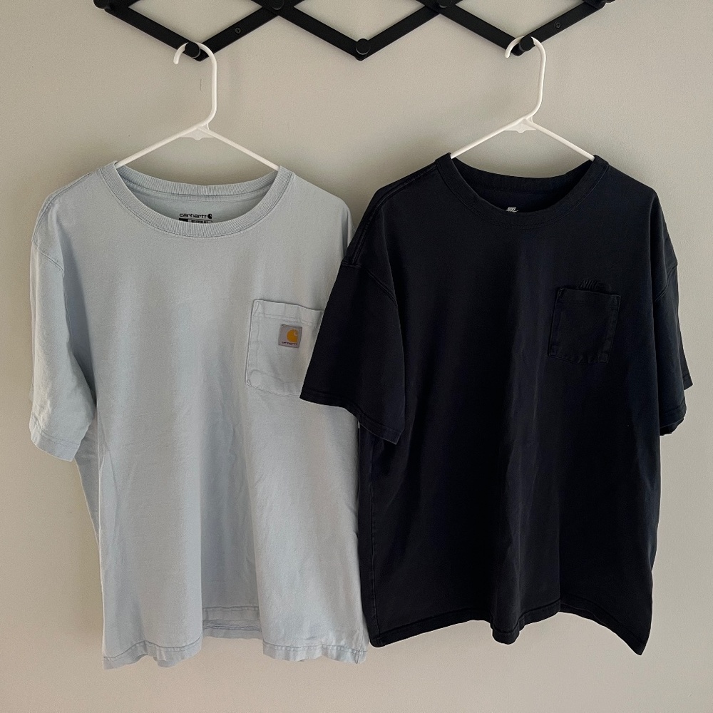 CARHARTT & NIKE —Men’s Work T-Shirts — $10 for both